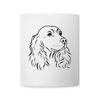 Spaniel portrait - Mug - white - Front