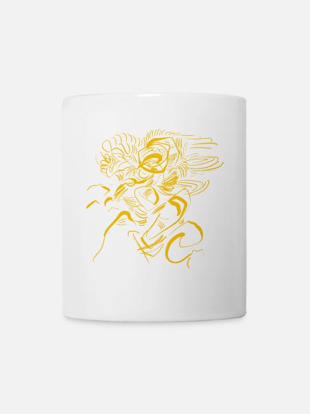Cthulhu Style Tribal - Art extraterrestre HP Lovecraft - Mug blanc - blanc