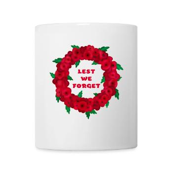Rememberance Poppies / Lest We Forget Poppies - Mug - white - Front