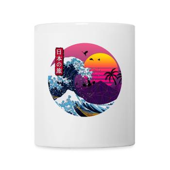 Retro Japanese Wave - Mug - white - Front