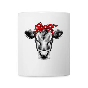 Heifer Cow Bandana - Mug - white - Front