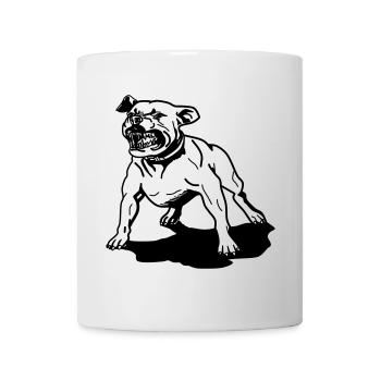 pitbull, staffordshire terrier - Mug - white - Front
