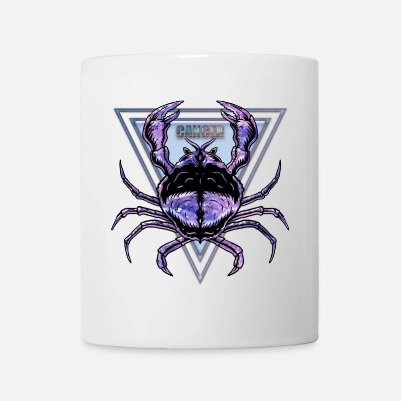 Sternzeichen Krebs - Tasse - Weiß