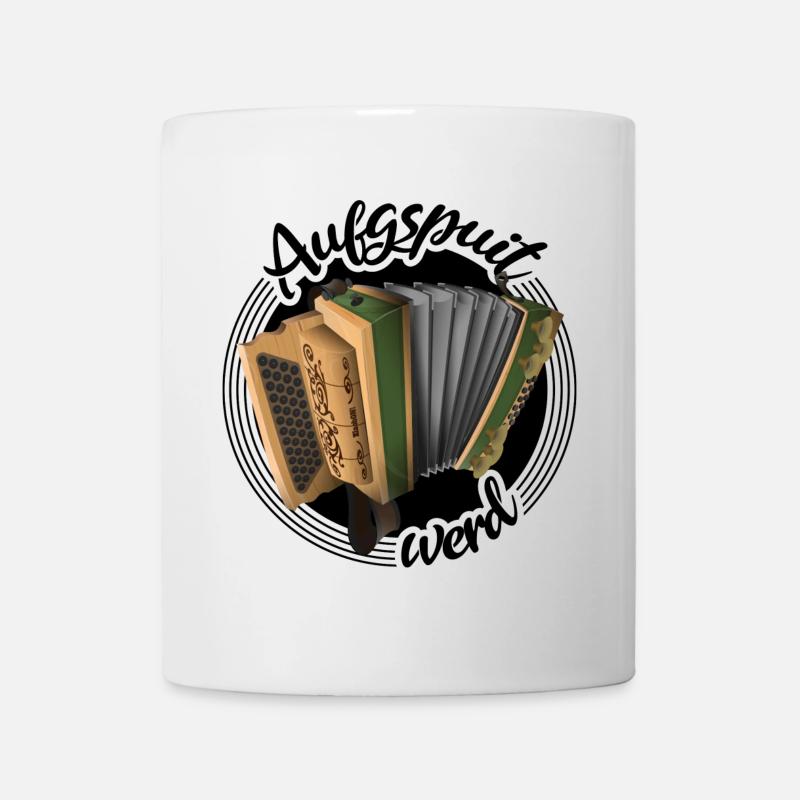 Harmonica - Aufgspuit werd | ZiachON ! - Mug blanc - blanc