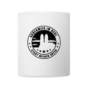 Stadt meiner Väter - St.Gallen Stempel - Tasse - Weiß - Vorne