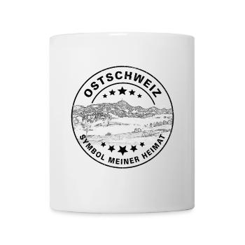 Ostschweiz Säntis Stempel - Tasse - Weiß - Vorne