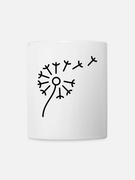 Pusteblume - Tasse - Weiß