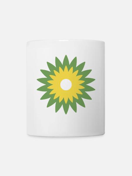 Blume - Tasse - Weiß