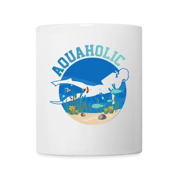 Plongée sous-marine - Mug blanc - blanc - Devant