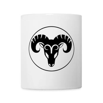 sign of the black ram zodiac - Mug - white - Front