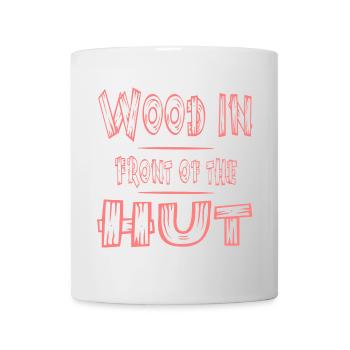 Drôle de dicton Bois - Mug blanc - blanc - Devant