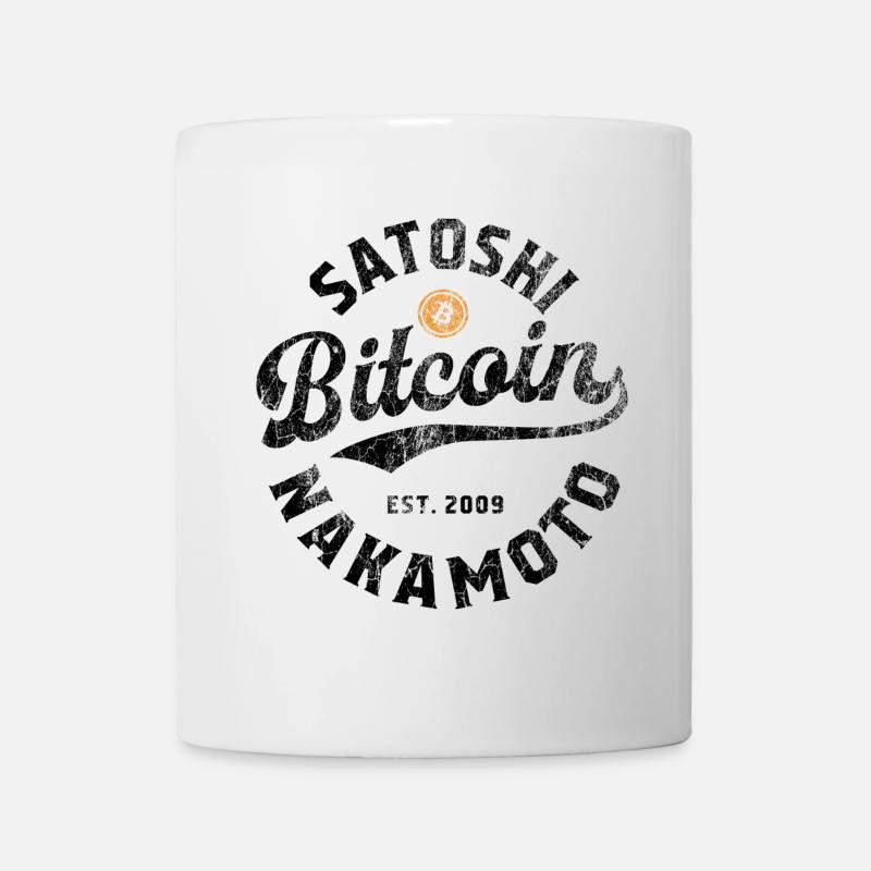 Bitcoin Satoshi Nakamoto - Mug - white