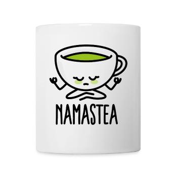 Namastea Namaste Yoga Méditation thé vert Matcha - Mug blanc - blanc - Devant