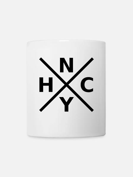 New York Hard Core Art Print - Mug blanc - blanc