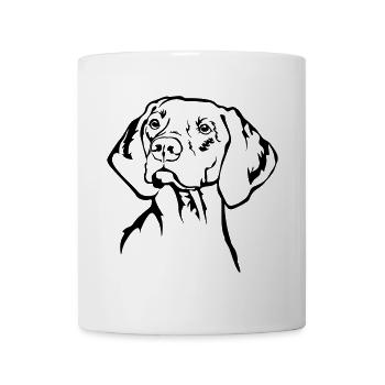 Magyar Vizsla Kopf - Tasse - Weiß - Vorne