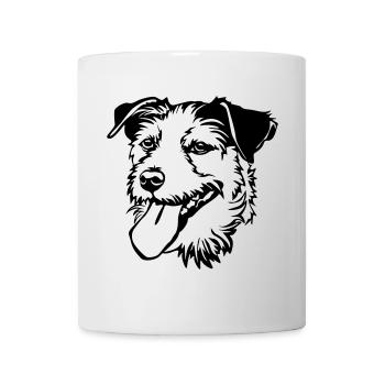 Parson Russel Terrier Kopf - Tasse - Weiß - Vorne