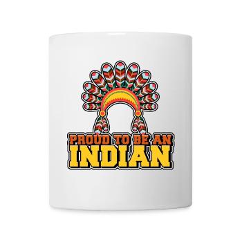 Fier d’être un Indien - Mug blanc - blanc - Devant