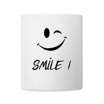 Smile - Tasse - Weiß - Vorne