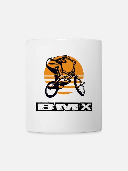 BMX - Tasse - Weiß