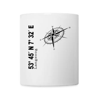 Langeoog - Tasse - Weiß - Vorne