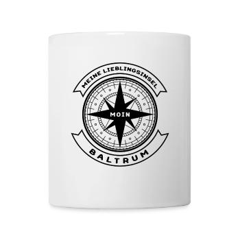 Baltrum - Meine Lieblingsinsel - Tasse - Weiß - Vorne