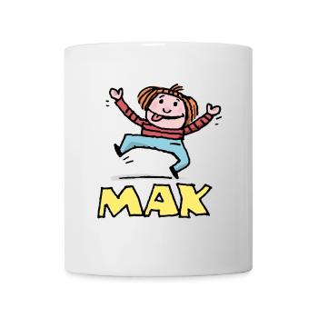 Sprungfreude MAX Kids Shirt - Mug - white - Front