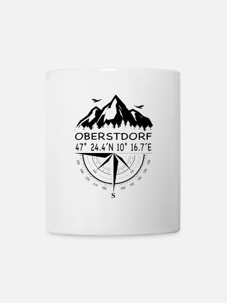 Oberstdorf - Tasse - Weiß