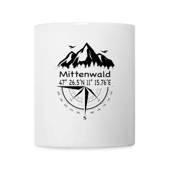 Mittenwald - Tasse - Weiß - Vorne