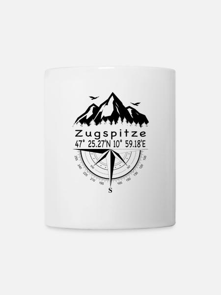 Zugspitze - Tasse - Weiß