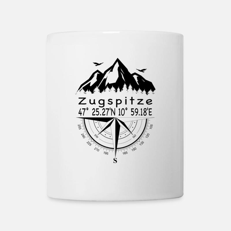 Zugspitze - Tasse - Weiß