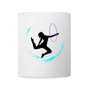 Gymnastique rythmique - Mug blanc - blanc - Devant