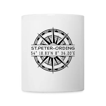 St Peter Ording - Tasse - Weiß - Vorne