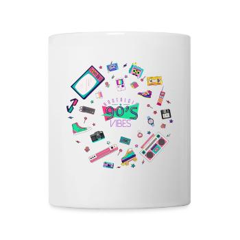Nostalgic 90s vibes - Mug - white - Front