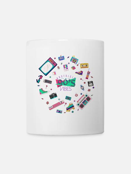 Ambiance nostalgique des années 90 - Mug blanc - blanc