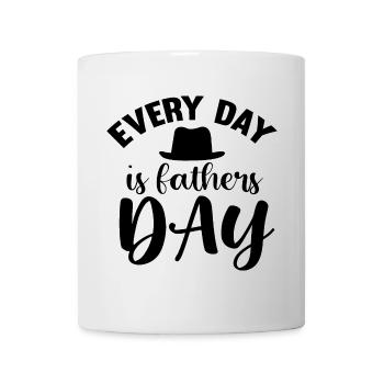 Chaque jour est la fête des pères - Mug blanc - blanc - Devant