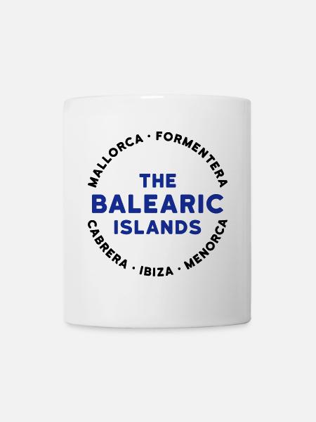 The Balearic Islands - Tasse - Weiß