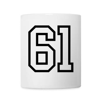 Trabzon 61 Zahl - Tasse - Weiß - Vorne