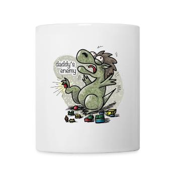 Daddys enemy - Tasse - Weiß - Vorne