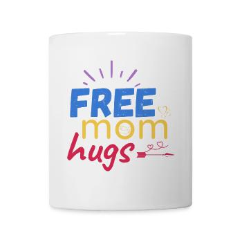 Kostenlose Umarmungen der Mutter - Tasse - Weiß - Vorne