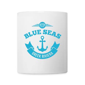 Blue Seas Greek Riviera - Mug - white - Front