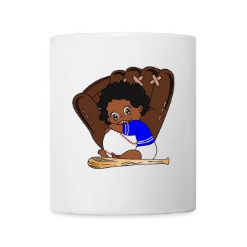 Peluche de baseball Little Sluggers - Mug blanc - blanc - Devant