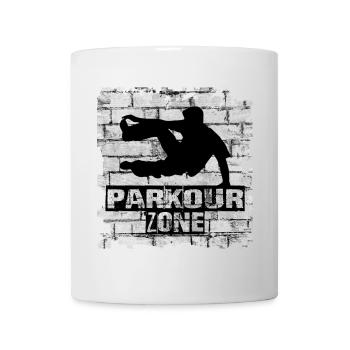 Parkour - Mug blanc - blanc - Devant