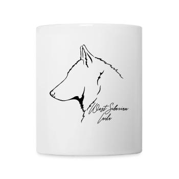 SIBÉRIE OCCIDENTALE LAIKA Profil Chiens Chiens Wilsigns - Mug blanc - blanc - Devant