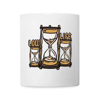 Low Life Hourglass - Mug - white - Front