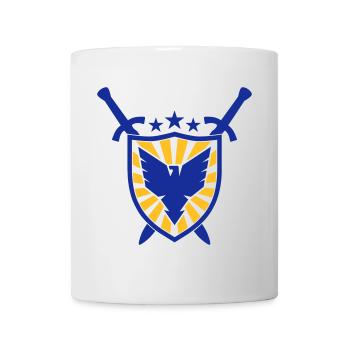 Wappen-Schild (Adler) - Tasse - Weiß - Vorne