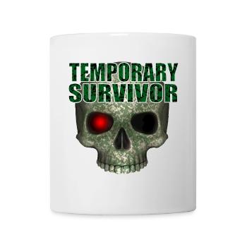 Temporary Survivor Skull R6Z - Mug - white - Front