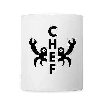 Chef (geteilte Krabbe) - Tasse - Weiß - Vorne