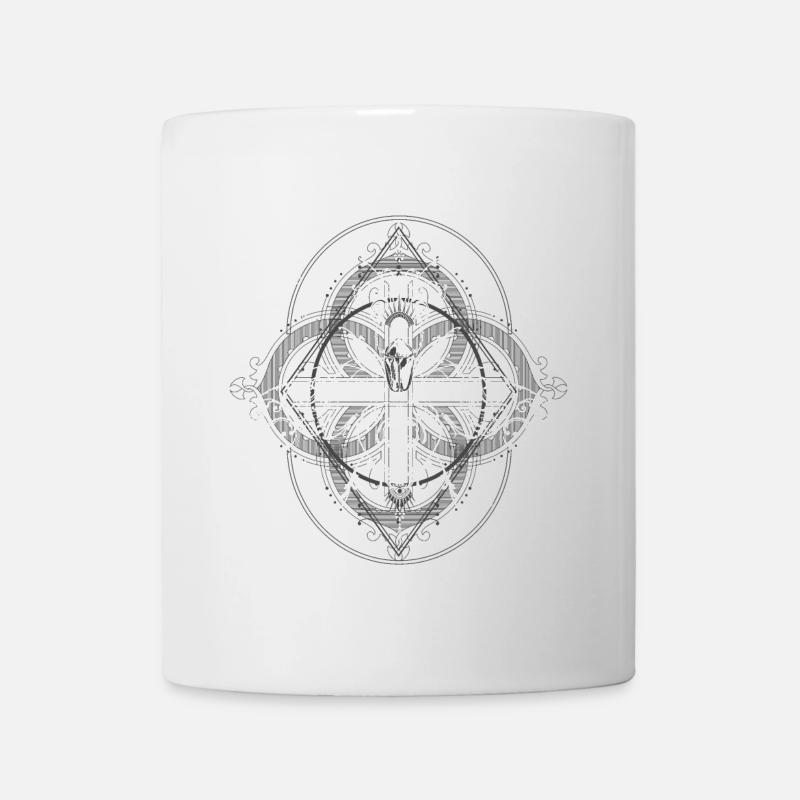 Insekten Muster Psychedelisch Bug Pattern - Tasse - Weiß