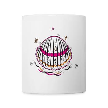 Shell Vacances d’été - Mug blanc - blanc - Devant
