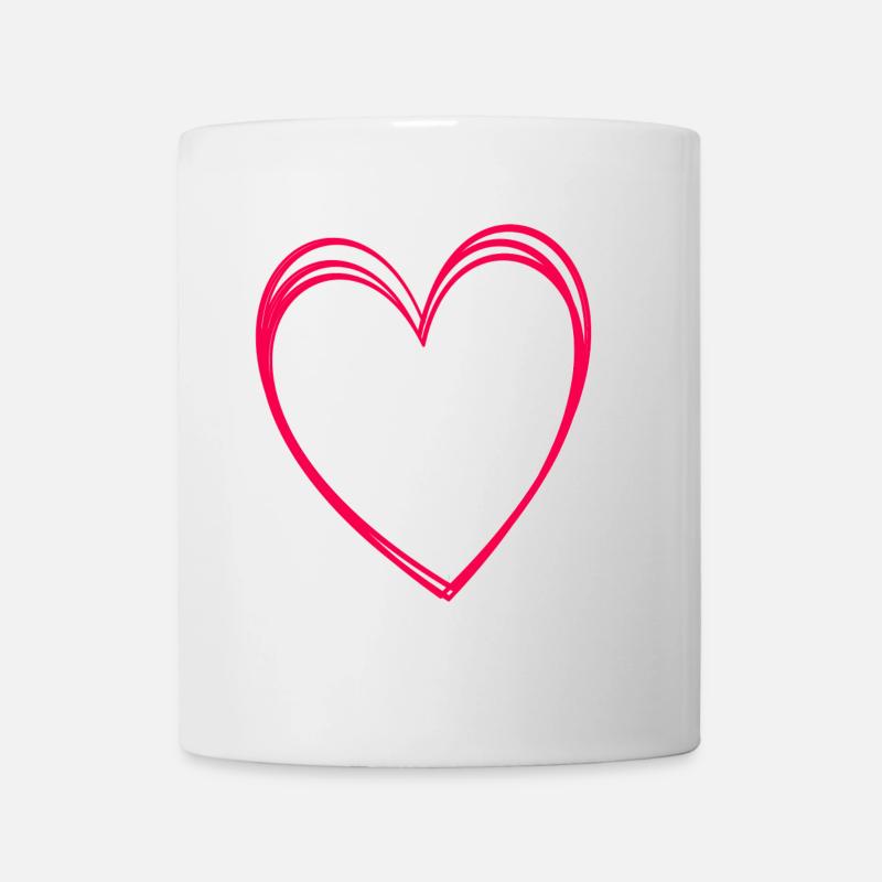 I love Gaurin buste - Mug blanc - blanc